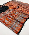 Ajrakh Luxe By Girnar Semi Modal Fancy Saree Wholesale Clothing Suppliers In India